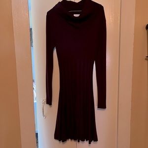Calvin Klein cowl neck dress.